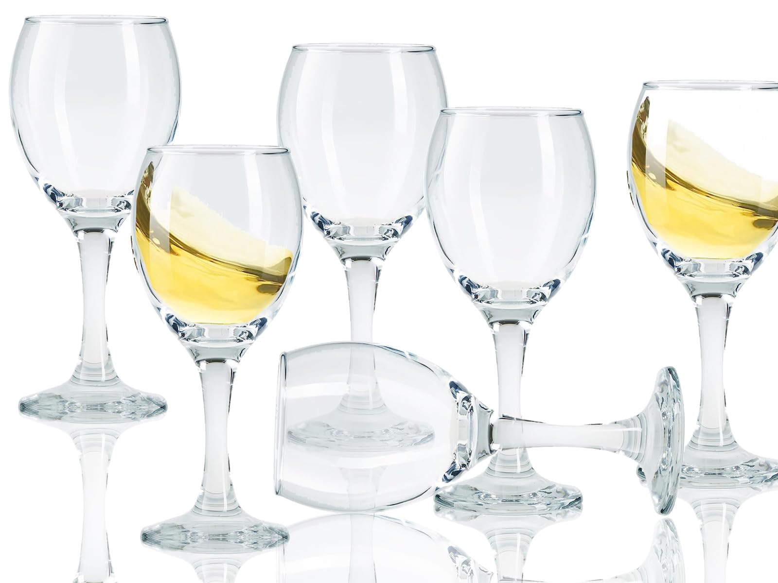 Limoncello Glasses Shot Glasses with Stem (6, 3.0oz/90ml)