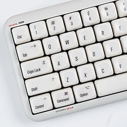 COOMICKEY 140 Keys White PBT Keycaps MOA Profile