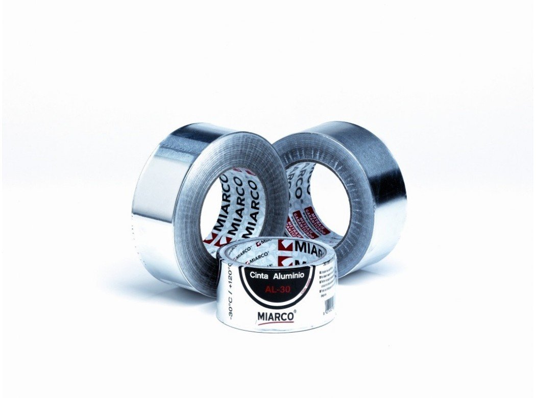 MIARCO 11923 - Cinta de aluminio Al-30 Ac Plata 50mm x 50m