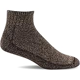 Sockwell Men's Big Easy Mini Relaxed Fit Sock, Espresso - L/XL