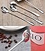 Hibery Long Handle Iced Tea Spoons, Ice Cream Spoon, Coffee Spoon, Stainless Steel Cocktail Mixing Spoon Long Teaspoons, 2 Style, Set of 10