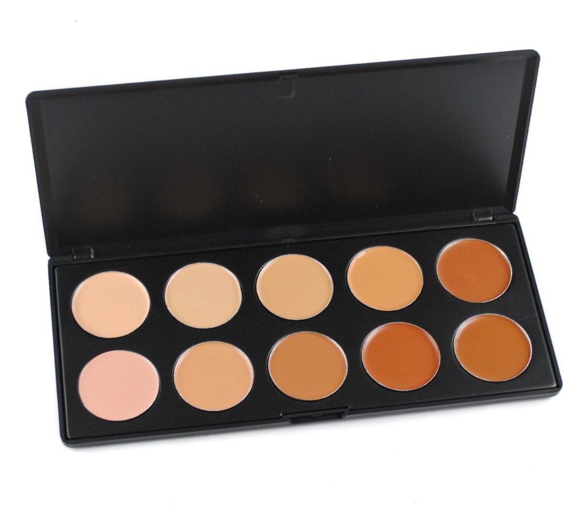 FantasyDay Pro 10 Colors Cream Concealer Camouflage Makeup Palette Contouring Kit - Ideal for Professional and Daily Use