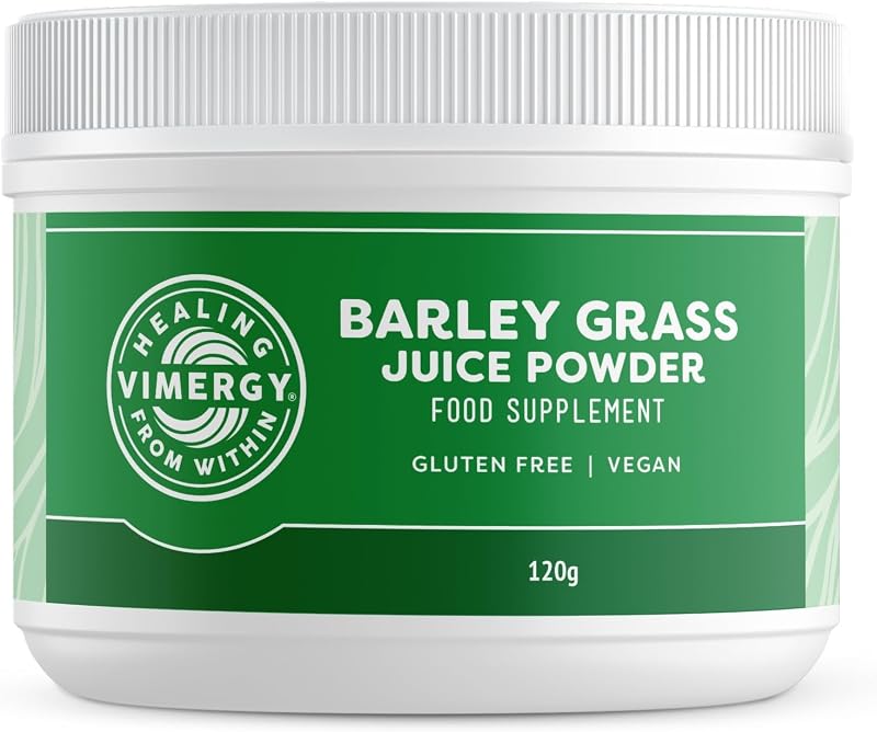 Vimergy USDA Organic Barley Grass Juice Powder Trial Size 120g 30 Servings