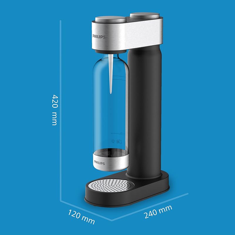 Water ADD4902BK/10 GoZero Wassersprudler, plastik, 1 Liter, Schwarz — Foto 8 von 8