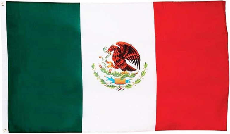 Amazon Nuomi 世界の国旗 2個 万国旗 メキシコ国旗 埋め込み式 特大 サイズ 90x150cm スポーツ 観戦 応援 式典 送迎 文化祭 展示会場 競技場 運動会 フェスティバル 国際交流 装飾 のぼり旗 文房具 オフィス用品
