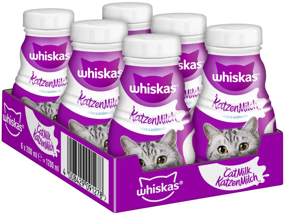 Whiskas Cat Milk x 200ml pack of 6