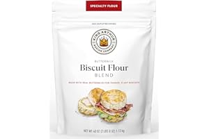 King Arthur Baking Company Buttermilk Biscuit Flour Blend, Unbleached Flour, Aluminum Free, Non-GMO Buttermilk, g2.5lb Bag