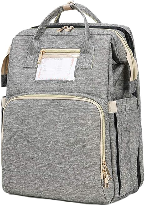 light grey baby changing bag