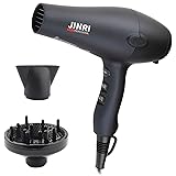 1875w Professional Tourmaline Hair Dryer,Negative Ionic Salon Hair Blow Dryer,DC Motor Light Weight Low Noise Hair Dryers wit