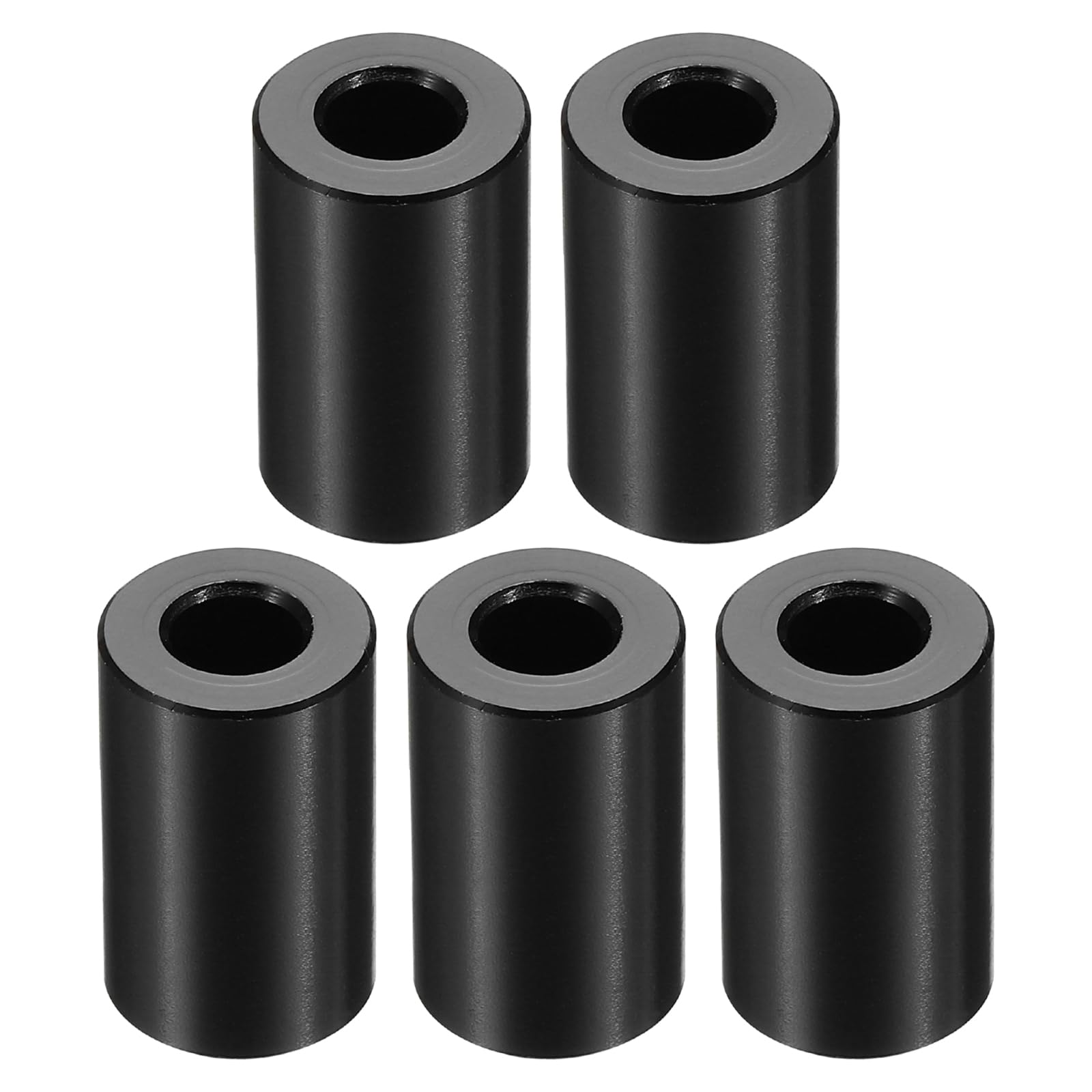 PATIKIL M6 Aluminum Spacers, 5 Pcs Metal Spacer Aluminum M6 x 1/2" OD x 7/8" L Aluminum Spacer Screw Standoff Round for 1/4" or M6 Screw Bolts โ image 1