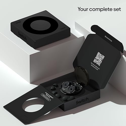 Tranquilo Reusable Silicone Earplugs - 28dB Noise Reduction For Sleeping & Travel