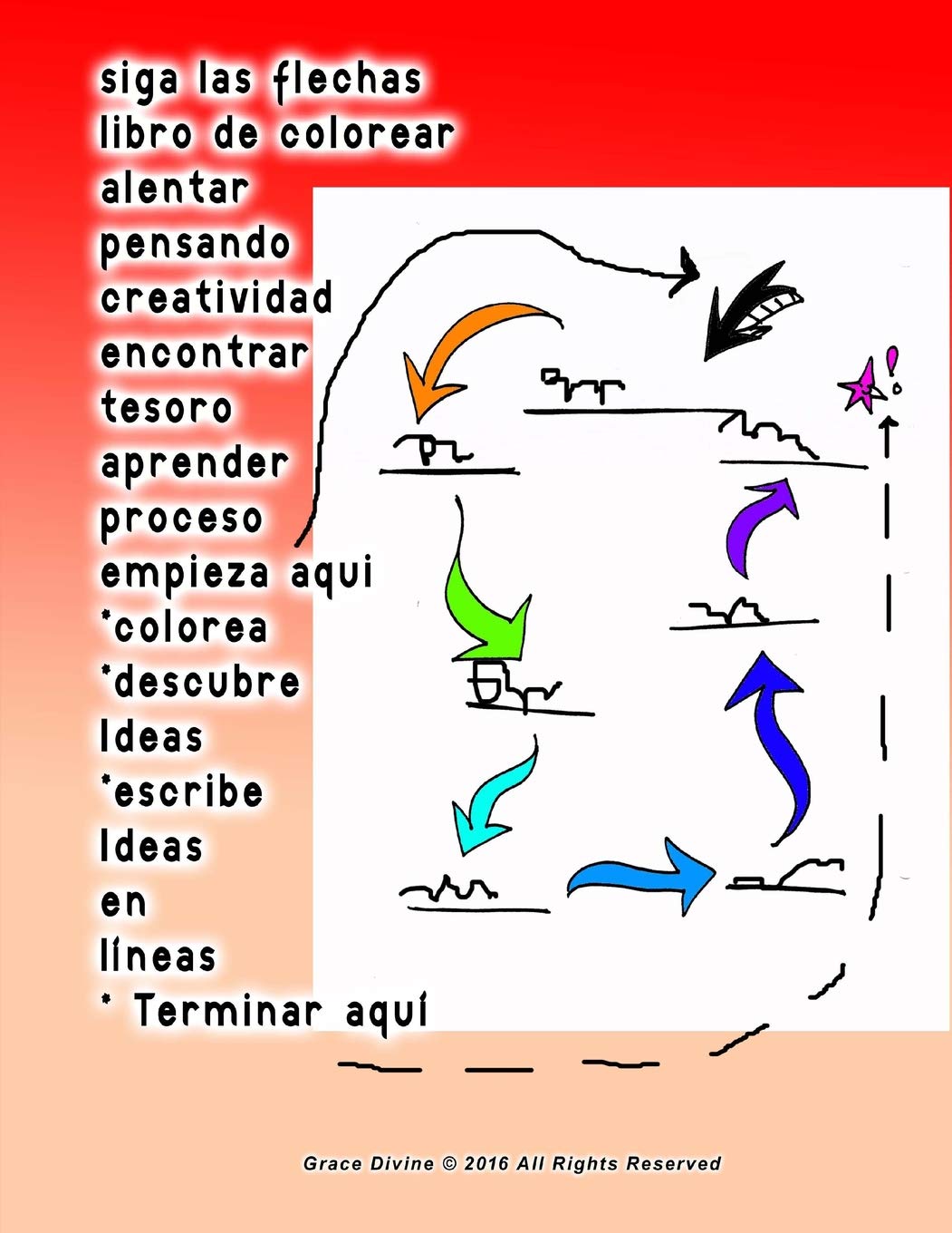 Amazoncom Siga Las Flechas Libro De Colorear Alentar