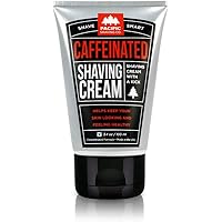 Pacific Shaving Company Caffeinated Shaving Cream - Shea Butter + Spearmint Antioxidant Shaving Cream with Caffeine - Clean F