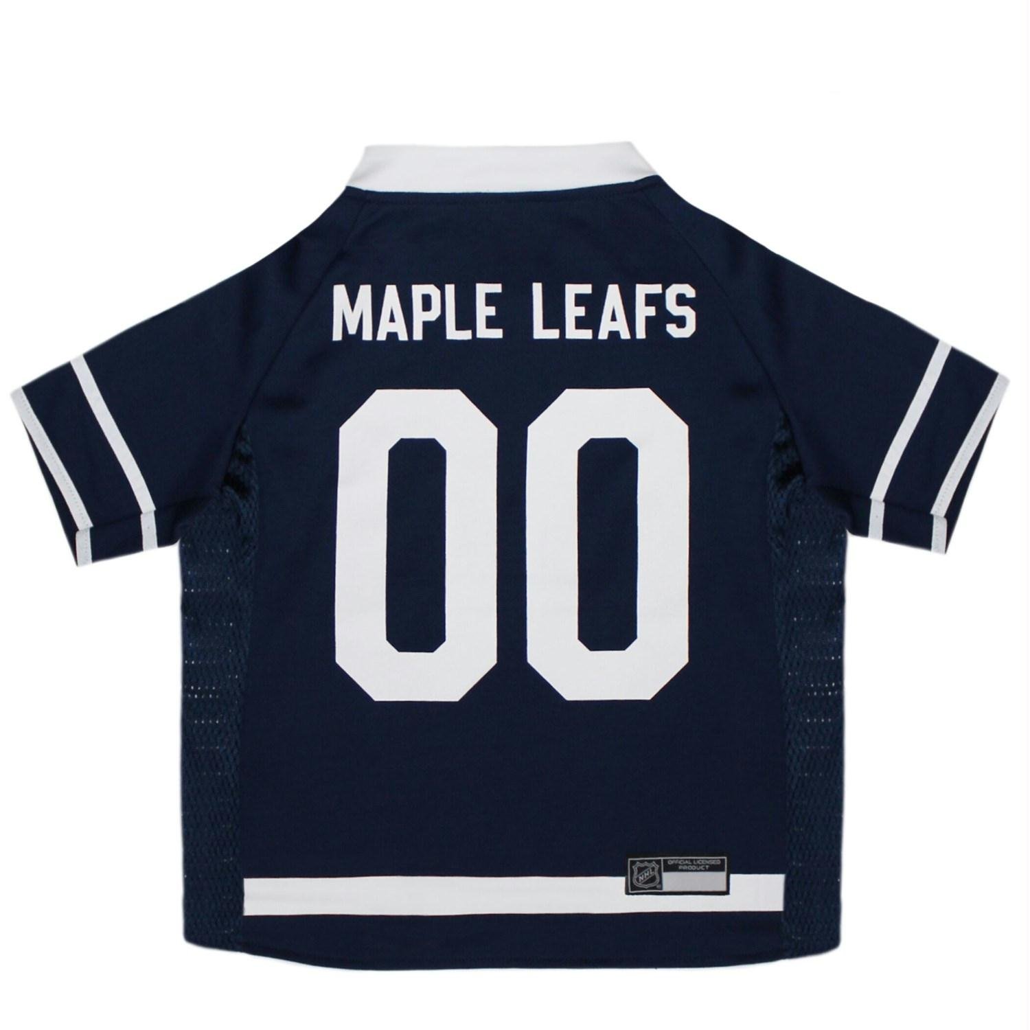 Pets First NHL Toronto Maple Leafs Jersey for Dogs & Cats, Small. - Let Your Pet be a Real NHL Fan!