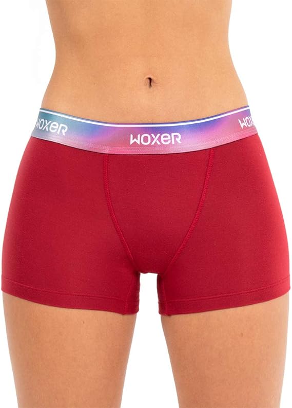 WOXER Boxer Slip da donna morbido e confortevole interno da 7,6 cm