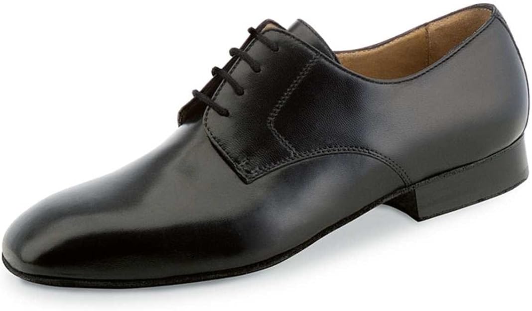 Werner Kern Men's Dance Shoes 28013 Black Leather Extra Wide