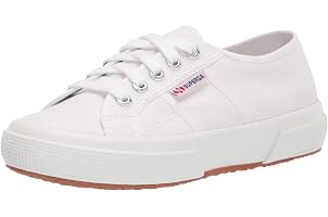 Superga Women's 2750 Cotu Classic Sneaker - Low-Top With 3 Velcro Straps, Cotton Canvas Upper