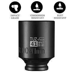 TUZkozs 1/2-Inch Drive 41mm Deep Impact Socket with