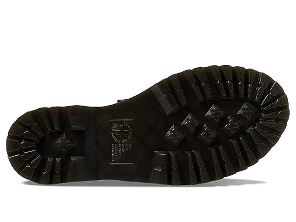 DR. MARTENS UNISEX VEGAN ADRIAN PLATFORM TASSEL LOAFER, BLACK FELIX RUB OFF, 10 WOMEN/9 MEN