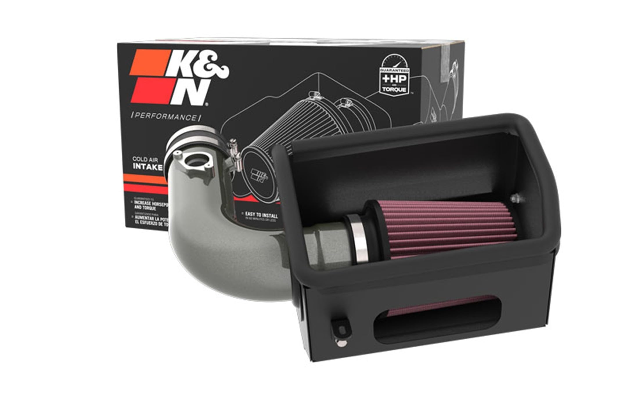 K&N Cold Air Intake System: High-Flow Air