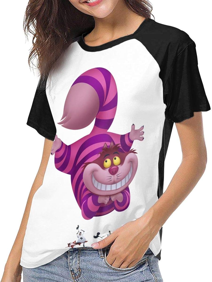 Alice in Wonderland Cheshire Cat Woman Short Sleeve T
