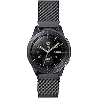 QINGQING Bands Compatible with Samsung Galaxy Watch 42mm/Galaxy Watch Active 2 40mm 44mm, 20mm Stainless Steel Mesh Loop…