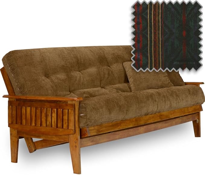 Nirvana Futons Eastridge Futon Set Queen Size, Frame