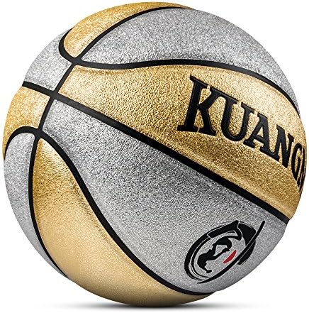 Kuangmi Cleanable Basketball Ball Size 5 for Kids Children Indoor Outdoor Use