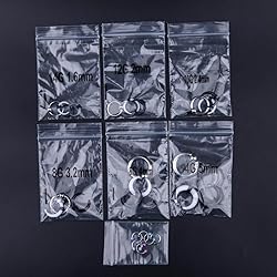 Linkning 30PCS Septum Rings Acrylic C Shape Buffalo