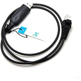 Kymate USB Programming Cable KPG-46U 8PIN for Kenwood TK-D840 TK980 TK-8360 TK-8302 TM-271A TM-281A TKR-750 TKR-850 NX-700 NX-800 TK-7360 TK-7102 TK-8102 NX-5700/5800/5900 RJ45 Mobile Radios