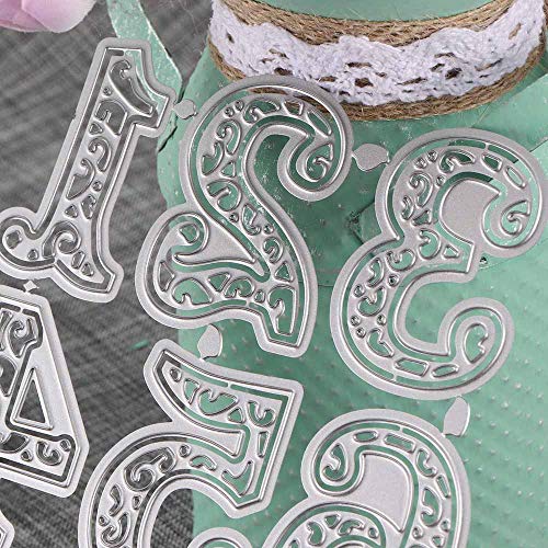 Number Metal Cutting Dies Stencil Scrapbooking Embossing Card Craft Cutting Dies Stencils - Thumbnail 4