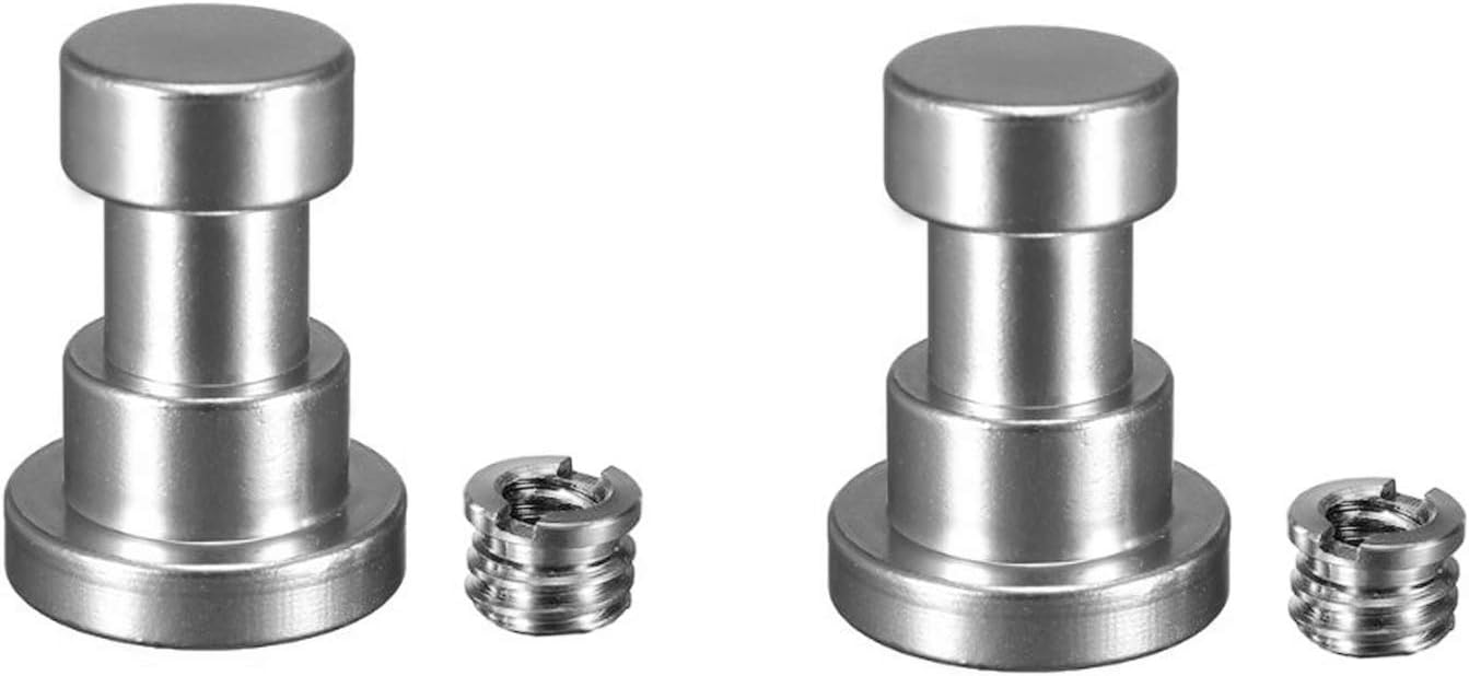 pangshi PEBD-2 Tripod Screw Adapter with 1/4” to 3/8” Screw for Camera Flash Bracket Light Stand Tripod Monopod