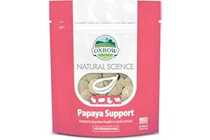 Oxbow Natural Science Papaya Supports Digestive Health in Small Animals 1.16-Oz.