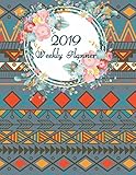 2019 Weekly Planner: Brocade Design, Weekly View Planners, 12 Months Calendar, schedule planner,12 M by