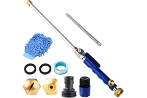 Jethose Pressure Washer,Jet Hose Water Pressure,2 in1 High Pressure Power Washer with 2 Nozzles and Quick Connect for Cars, P