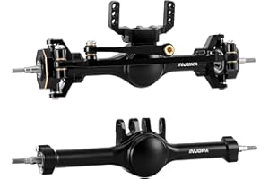 INJORA +4mm Planet Axles with Brass Steering Knuckles for 1/18 TRX4M Upgrade