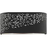 Livex Lighting Noria 2 Light Wall Sconce Black Finish