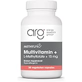 MethylPro Multivitamin with L-Methylfolate 15 mg, 30 Capsules | Vitamins A, C, D3 and E with Active Folate for Methylation Support and Biochemical Reactions, Hypoallergenic
