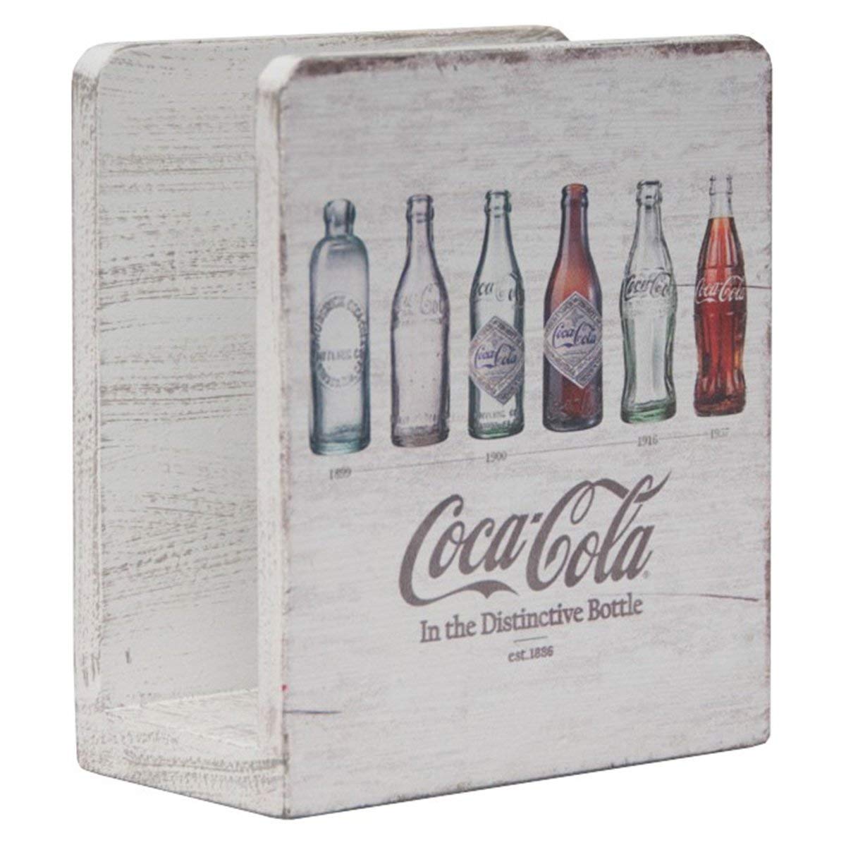 Coca Cola Contour Bottle Evolution Napkin Holder Wood Amazon In