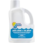 In The Swim Pure Clear + No Phos - 3 Liter | Reduces Phosphates &amp; Removes Non-Living Matter for Clearer Water