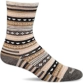 Sockwell Women's Forever Fairisle Essential Comfort Socks, Charcoal - S/M