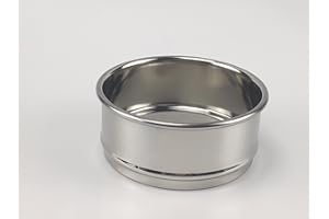 LABLPSAI 50 Mesh Lab Sieves 4" Diameter 304 Stainless Steel Wire Cloth Test Sieve for Industrial Laboratory Home