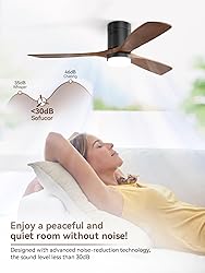 Sofucor 52 Inch Ceiling Fan with Lights and