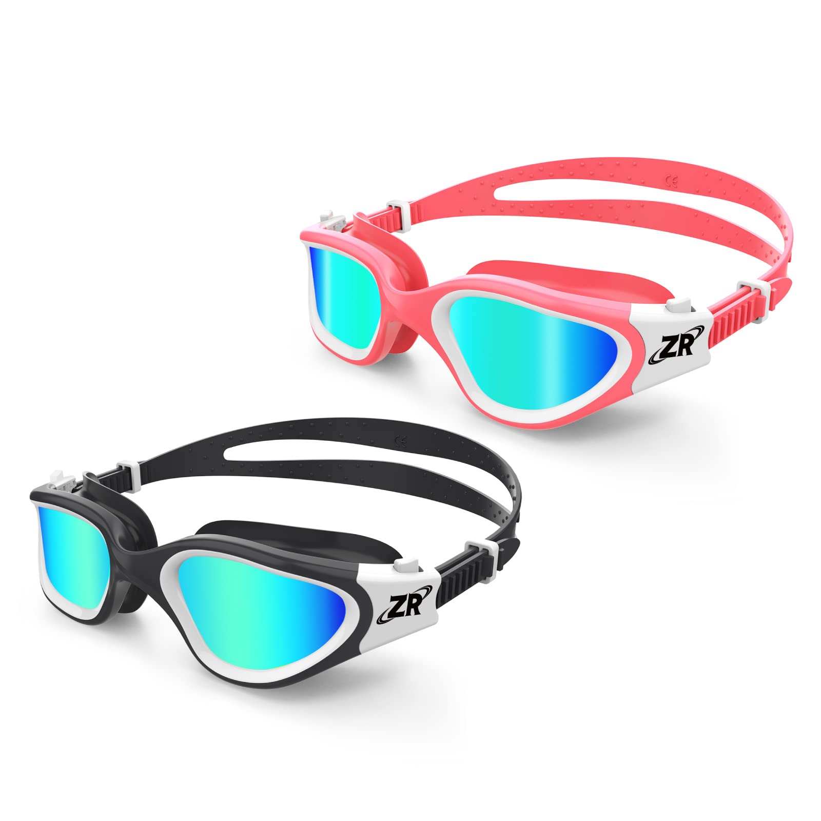 ZIONOR Kids Swim Goggles, 2 Packs G1MINI Polarized