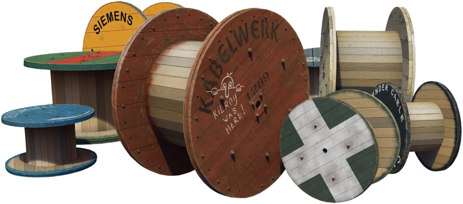 Miniart 1:48 - Cable Spools