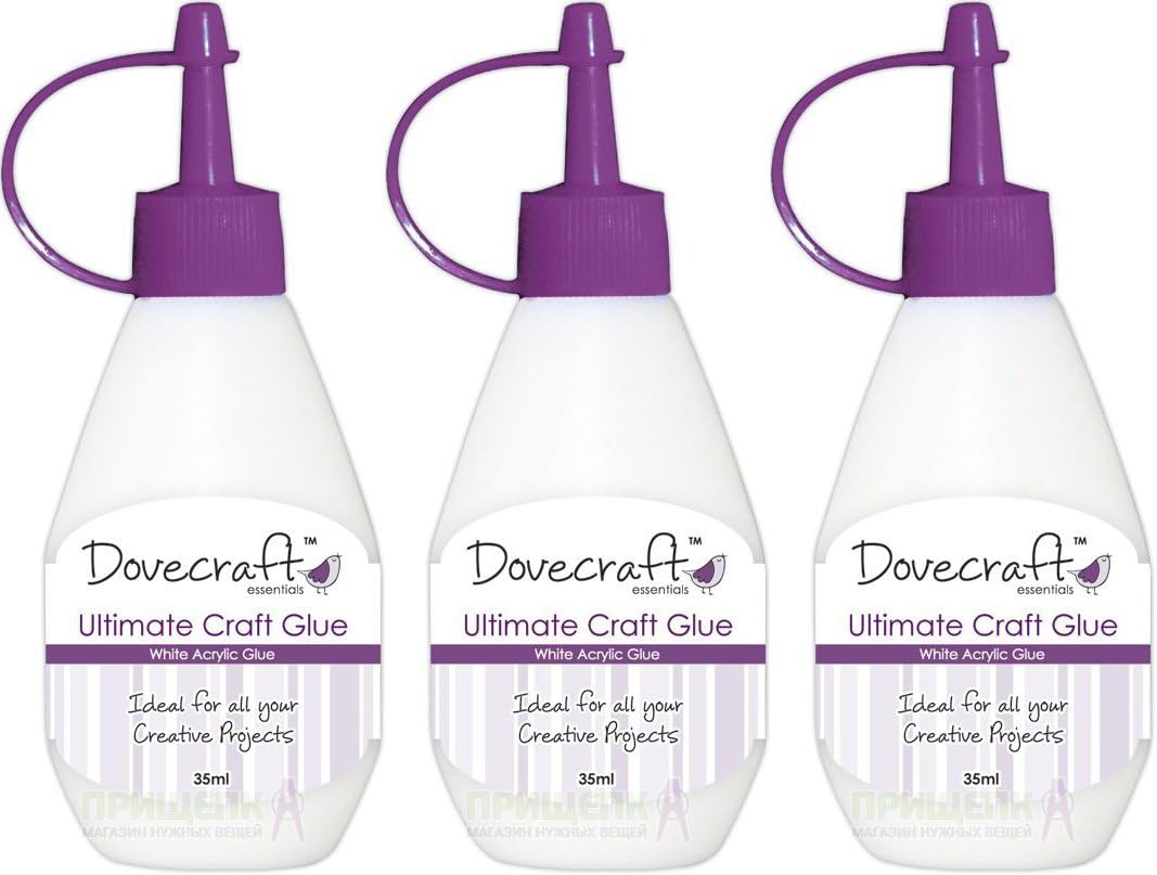 Dovecraft3x Ultimate Craft Glue 35ml (Dries White)