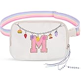 Small Fanny Pack Crossbody for Girls Women,Belt Waist Bag Pack for Women Girls,Womens Girls Fanny Pack (M, Pink)