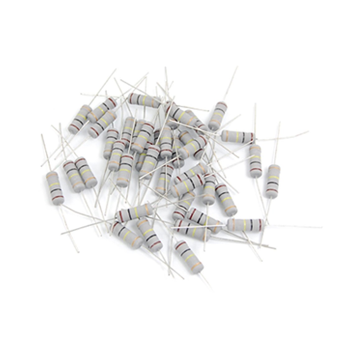 sourcingmap 2W Watt 100K Ohm 1% Axial Carbon Film Resistor 40 Pcs