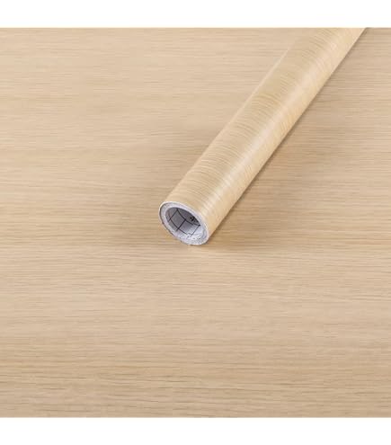 COVWALL Dark Brown Wood Grain Contact Paper – 40cm X 3m Self-Adhesive Peel And Stick Waterproof Vinyl Wrap For Furniture, Countertop, Cabinet DIY