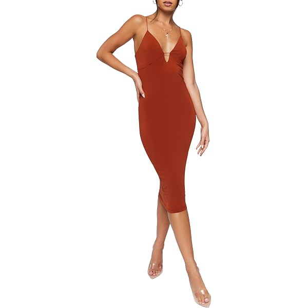 forever 21 brown dress Forever 21 Cutout O-Ring Maxi Dress Dark Brown